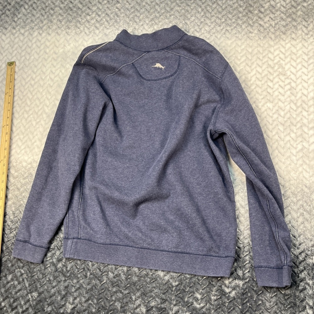 Dallas Cowboys Tommy Bahama NFL Men L Blue 1/4 Zip Pullover Star Logo Reversible - Picture 13 of 14
